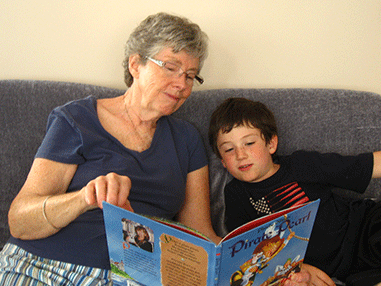 reading with grammy